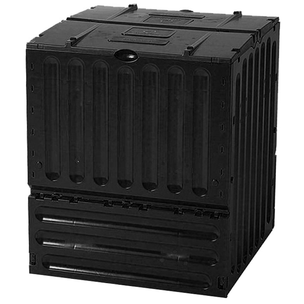 Compostvat Eco-king 600 liter zwart 80x80x95 cm