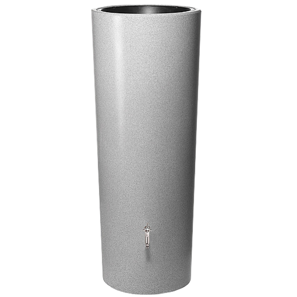 2-in-1 STONE 350 liter Zilver regenton