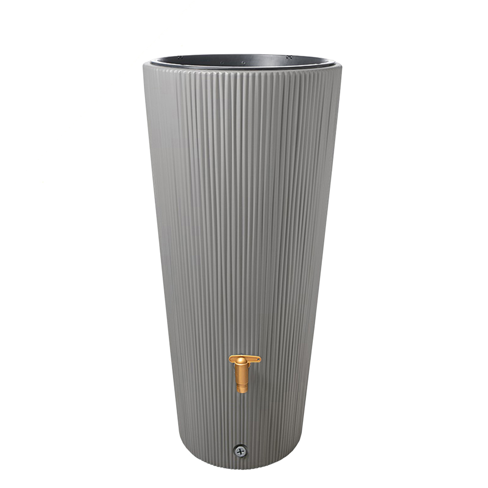 2-in-1 VASO DECOR 220 liter Grijs regenton
