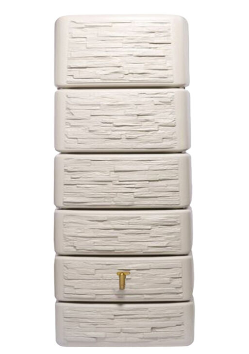 SLIM Wandtank 500 liter Steenlook beige wandtank