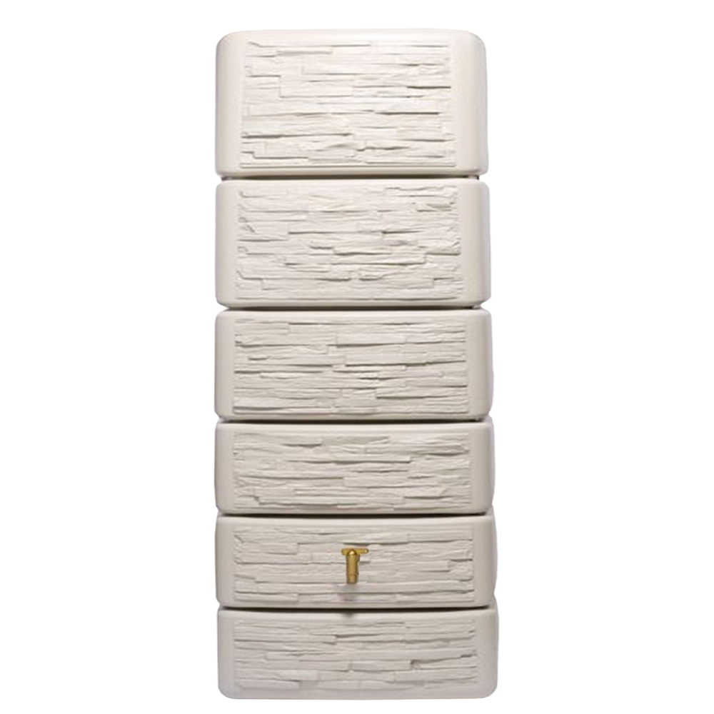 SLIM Wandtank 500 liter Steenlook beige wandtank