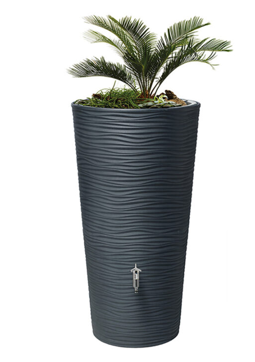 2-in-1 NATURE 210 liter Grafietgrijs regenton