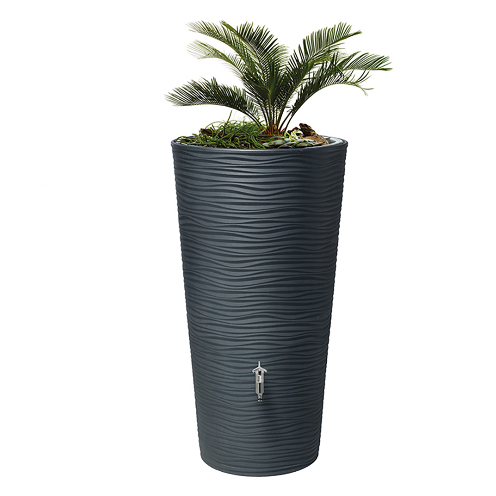 2-in-1 NATURE 210 liter Grafietgrijs regenton