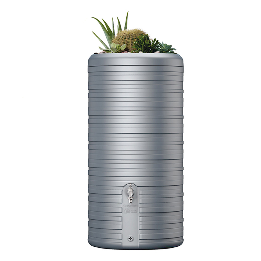 2-in-1 NORDIC 300 liter Steengrijs regenton