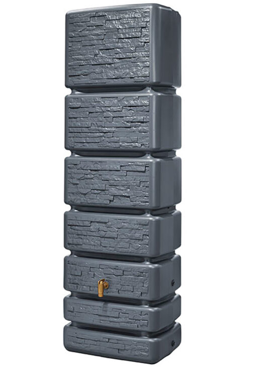 SLIM Wandtank 350 liter Steenlook antraciet wandtank