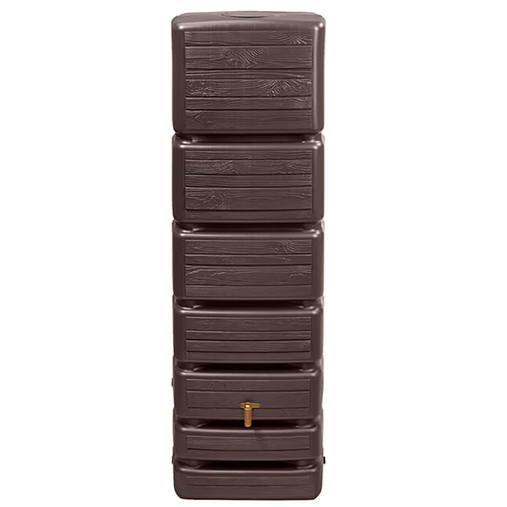 SLIM Wandtank 350 liter Houtlook donker wandtank