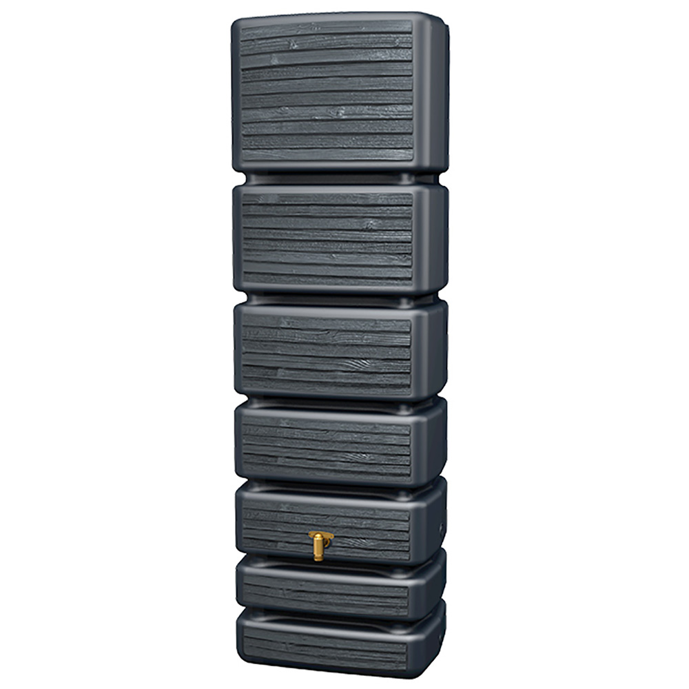 SLIM Wandtank 350 liter Houtlook antraciet wandtank