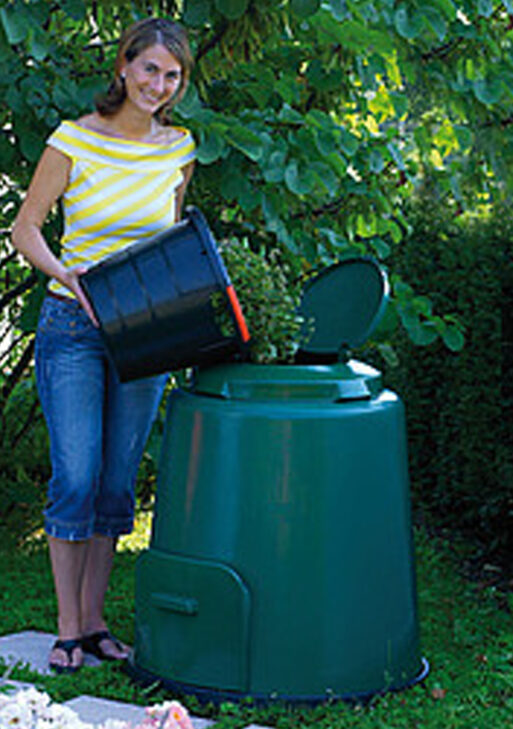 Compostvat 280 liter groen/beluchting ø 80 x 87 cm