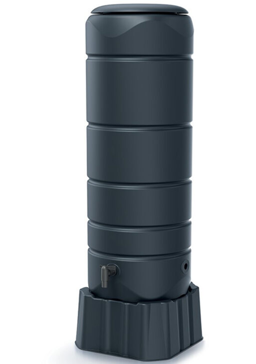 Vuelta regenton 110 liter + voet & snelloopkraan antraciet