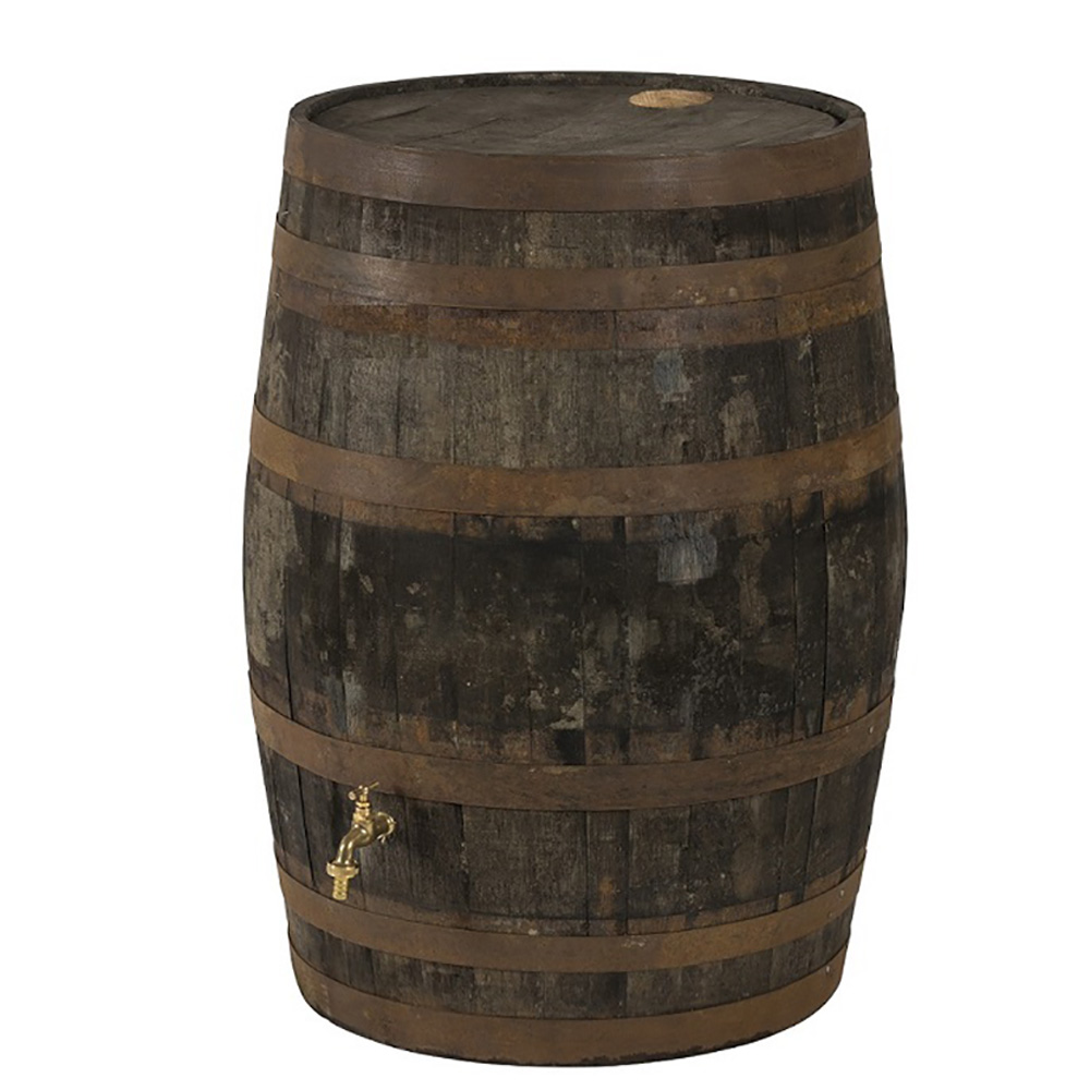 Ton Whiskey 190 liter hergebruik GEBORSTELD