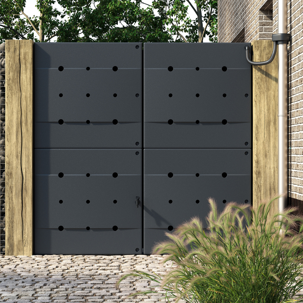 Modulaire 330 liter Rainblock regentonschutting  SET 2 stuks (2x 165 liter)